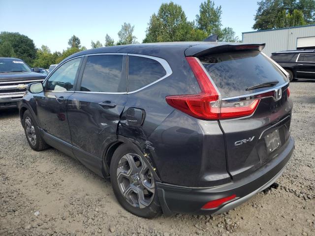 2HKRW2H80JH625837 - 2018 HONDA CR-V EXL Gris photo 2