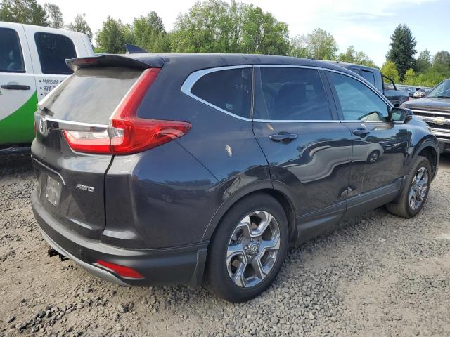 2HKRW2H80JH625837 - 2018 HONDA CR-V EXL Gris photo 3