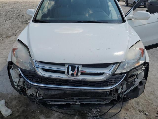 5J6RE4H73AL064125 - 2010 HONDA CR-V EXL WHITE photo 12