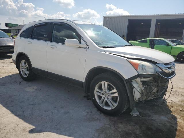 5J6RE4H73AL064125 - 2010 HONDA CR-V EXL WHITE photo 4