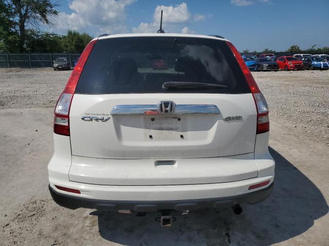 5J6RE4H73AL064125 - 2010 HONDA CR-V EXL WHITE photo 6