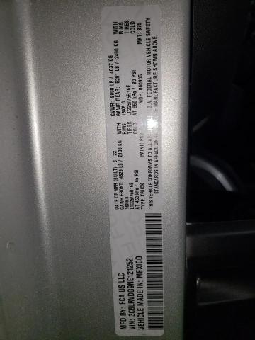 3C6LRVDG9NE121252 - 2022 RAM PROMASTER 2500 HIGH ვერცხლისფერი ფოტო 13