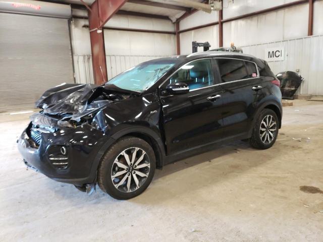 KNDPNCAC2H7260753 - 2017 KIA SPORTAGE EX BLACK photo 1