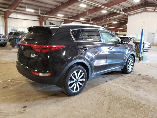 KNDPNCAC2H7260753 - 2017 KIA SPORTAGE EX BLACK photo 3