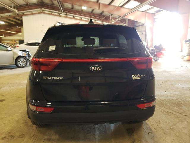 KNDPNCAC2H7260753 - 2017 KIA SPORTAGE EX BLACK photo 6