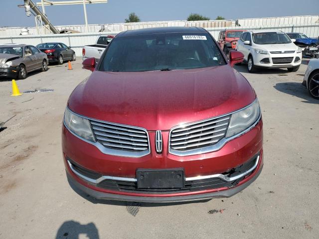 2LMTJ8LP2GBL38574 - 2016 LINCOLN MKX RESERVE MAROON photo 5