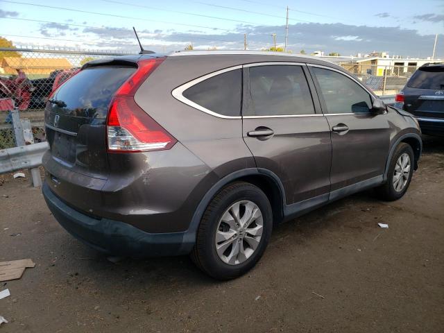 2HKRM3H77EH541622 - 2014 HONDA CR-V EXL GRAY photo 3