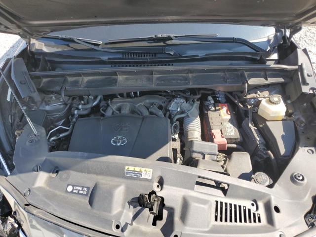 5TDGZRAH4MS519617 - 2021 TOYOTA HIGHLANDER XLE Сірий фото 12