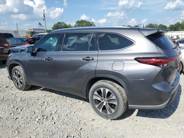 5TDGZRAH4MS519617 - 2021 TOYOTA HIGHLANDER XLE Сірий фото 2