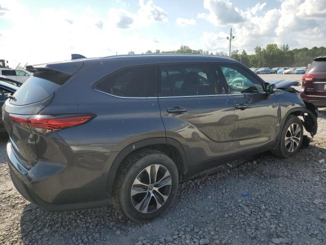 5TDGZRAH4MS519617 - 2021 TOYOTA HIGHLANDER XLE Сірий фото 3