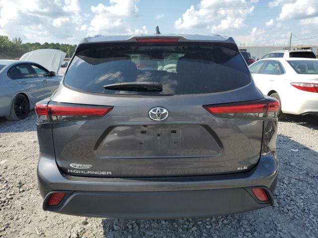 5TDGZRAH4MS519617 - 2021 TOYOTA HIGHLANDER XLE Сірий фото 6