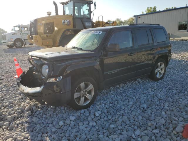 1C4NJRFB7ED588334 - 2014 JEEP PATRIOT LATITUDE BLACK photo 1