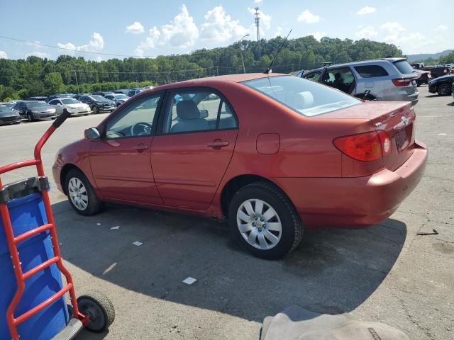 JTDBR32E030043895 - 2003 TOYOTA COROLLA CE Қызыл фото 2