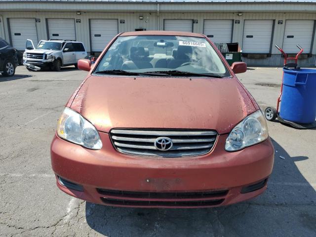 JTDBR32E030043895 - 2003 TOYOTA COROLLA CE Қызыл фото 5