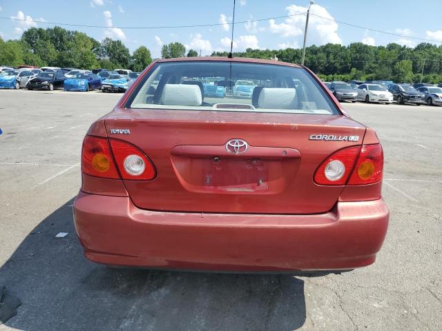 JTDBR32E030043895 - 2003 TOYOTA COROLLA CE Қызыл фото 6