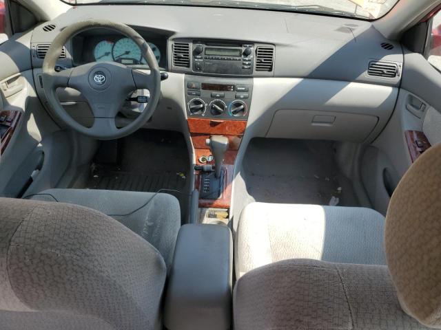 JTDBR32E030043895 - 2003 TOYOTA COROLLA CE Қызыл фото 8