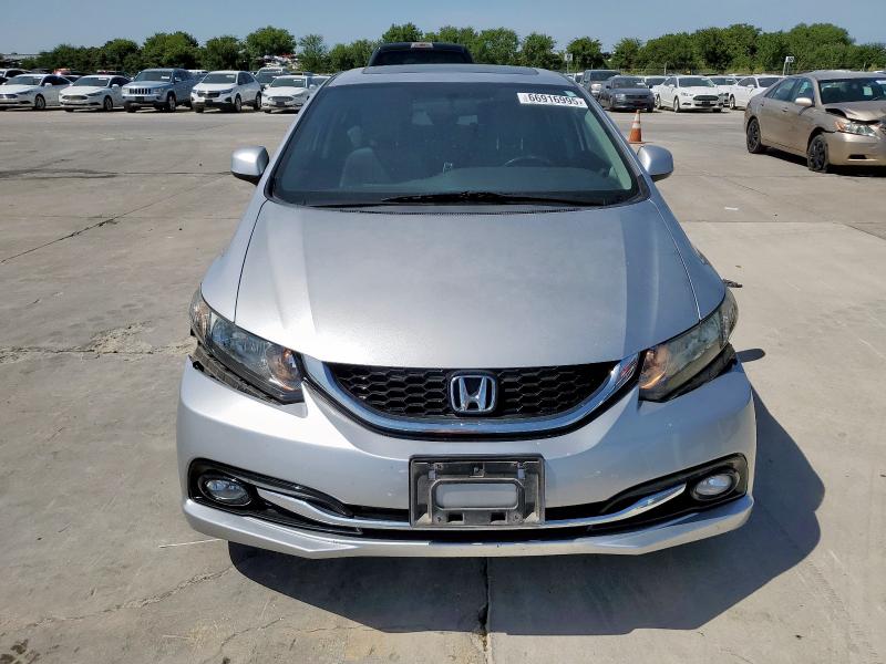 19XFB2F94DE066022 - 2013 HONDA CIVIC EXL SILVER photo 5