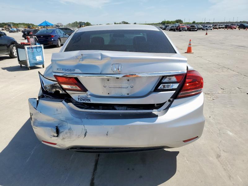 19XFB2F94DE066022 - 2013 HONDA CIVIC EXL SILVER photo 6