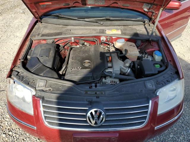 WVWPD63B33E301761 - 2003 VOLKSWAGEN PASSAT GLS MAROON photo 11