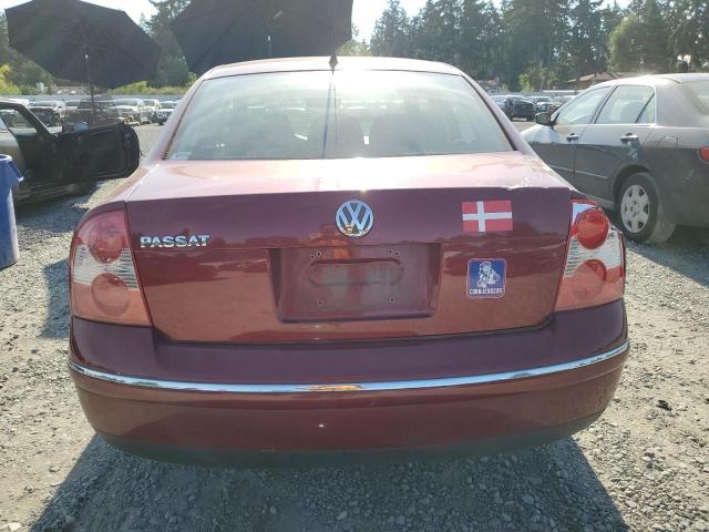 WVWPD63B33E301761 - 2003 VOLKSWAGEN PASSAT GLS MAROON photo 6