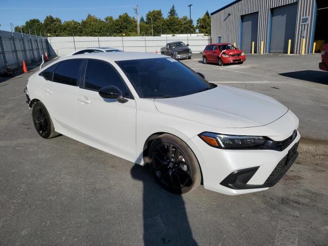 2HGFE2F59PH504242 - 2023 HONDA CIVIC SPORT WHITE photo 4
