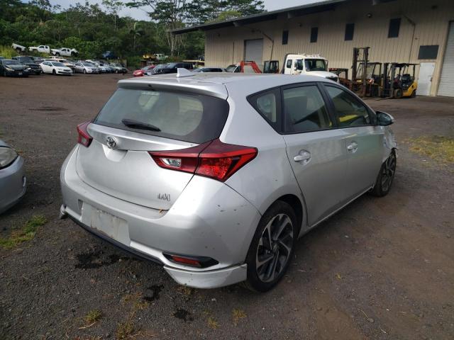 JTNKARJEXHJ536492 - 2017 TOYOTA COROLLA IM SILVER photo 3