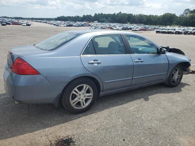 1HGCM56787A095206 - 2007 HONDA ACCORD EX BLUE photo 3