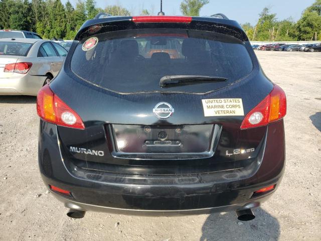 JN8AZ18W69W134390 - 2009 NISSAN MURANO S BLACK photo 6