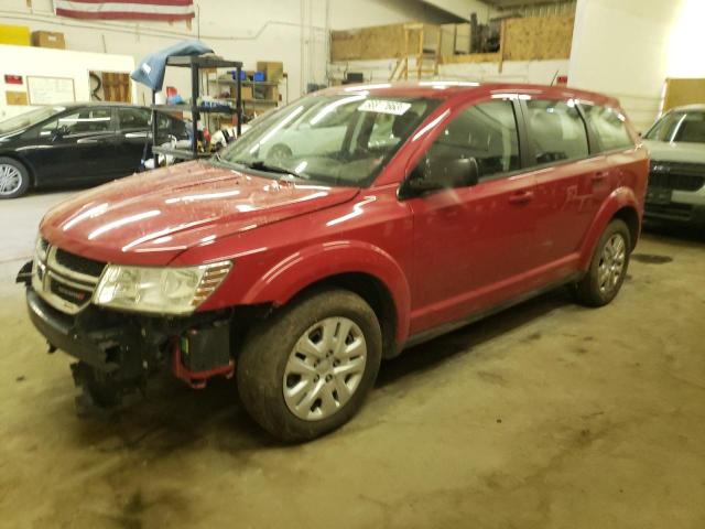 3C4PDCAB5FT659773 - 2015 DODGE JOURNEY SE RED photo 1