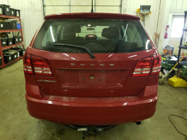 3C4PDCAB5FT659773 - 2015 DODGE JOURNEY SE RED photo 6