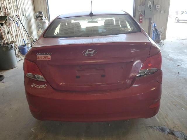 KMHCT4AE5GU053894 - 2016 HYUNDAI ACCENT SE RED photo 6