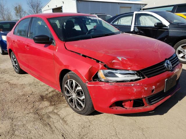 3VW2K7AJ6BM359319 - 2011 VOLKSWAGEN JETTA BASE RED photo 1