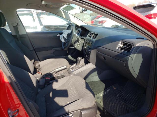 3VW2K7AJ6BM359319 - 2011 VOLKSWAGEN JETTA BASE RED photo 5