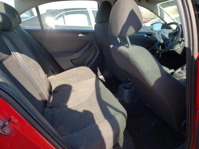 3VW2K7AJ6BM359319 - 2011 VOLKSWAGEN JETTA BASE RED photo 6