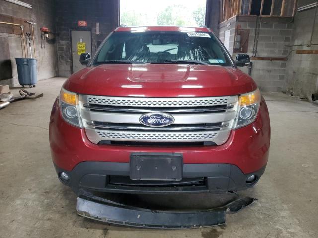1FM5K8D85EGB34432 - 2014 FORD EXPLORER XLT RED photo 5