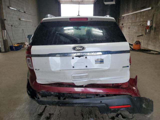 1FM5K8D85EGB34432 - 2014 FORD EXPLORER XLT RED photo 6