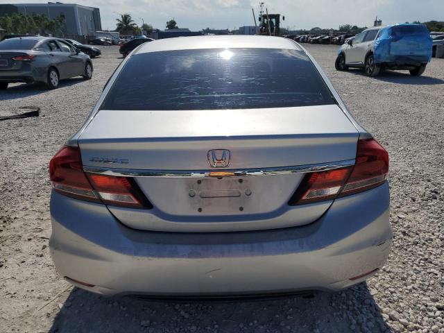 19XFB2F58FE053645 - 2015 HONDA CIVIC LX SILVER photo 6