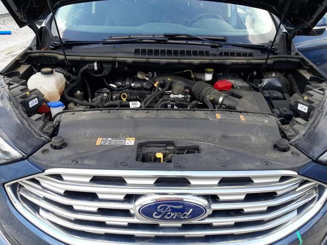 2FMPK3J95KBB95338 - 2019 FORD EDGE SEL BLUE photo 12