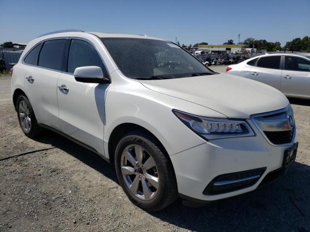 5FRYD4H8XFB030849 - 2015 ACURA MDX ADVANCE WHITE photo 4