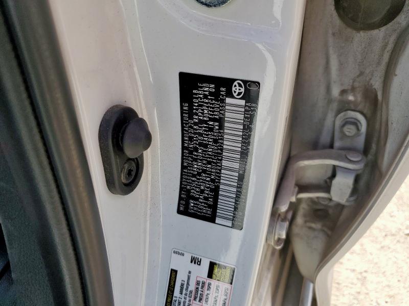 5YFEPRAE4LP128154 - 2020 TOYOTA COROLLA LE თეთრი ფოტო 12