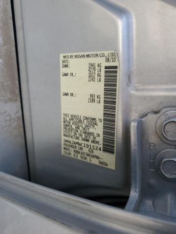 1N4AL2AP9AC191524 - 2010 NISSAN ALTIMA BASE SILVER photo 13