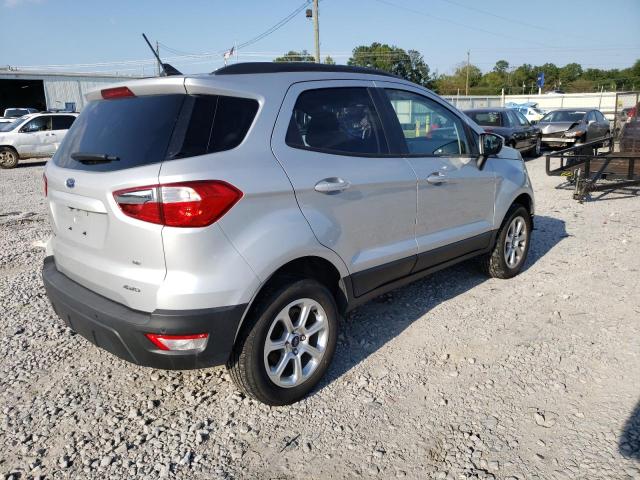 MAJ6S3GL1KC298328 - 2019 FORD ECOSPORT SE SILVER photo 3