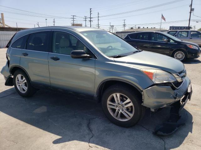 5J6RE3H51AL046442 - 2010 HONDA CR-V EX TURQUOISE photo 4