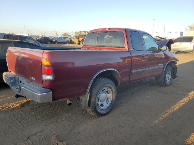 5TBBT441X4S443018 - 2004 TOYOTA TUNDRA ACCESS CAB SR5 RED photo 3