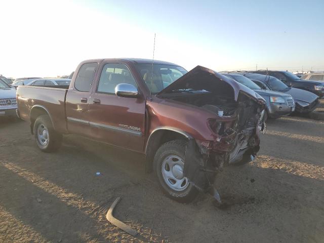 5TBBT441X4S443018 - 2004 TOYOTA TUNDRA ACCESS CAB SR5 RED photo 4