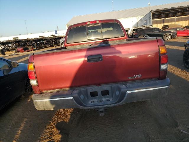 5TBBT441X4S443018 - 2004 TOYOTA TUNDRA ACCESS CAB SR5 RED photo 6