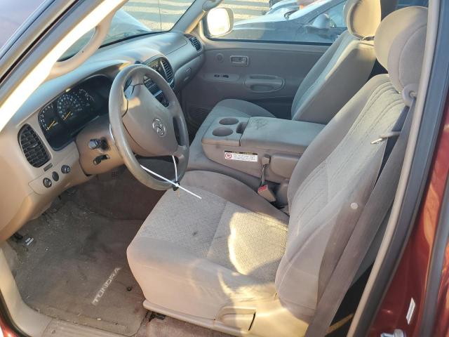 5TBBT441X4S443018 - 2004 TOYOTA TUNDRA ACCESS CAB SR5 RED photo 7