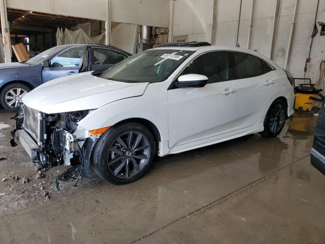 SHHFK7H80LU214255 - 2020 HONDA CIVIC EXL WHITE photo 1