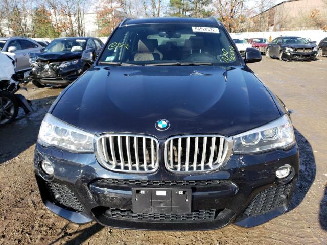 5UXWX9C51H0T04918 - 2017 BMW X3 XDRIVE28I BLACK photo 5
