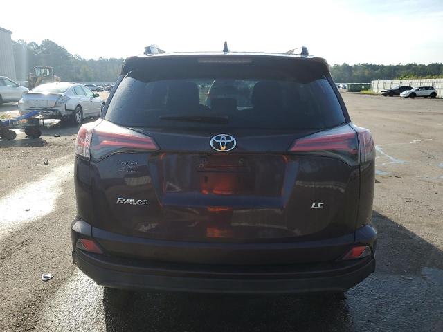 2T3ZFREV6GW287848 - 2016 TOYOTA RAV4 LE PURPLE photo 6